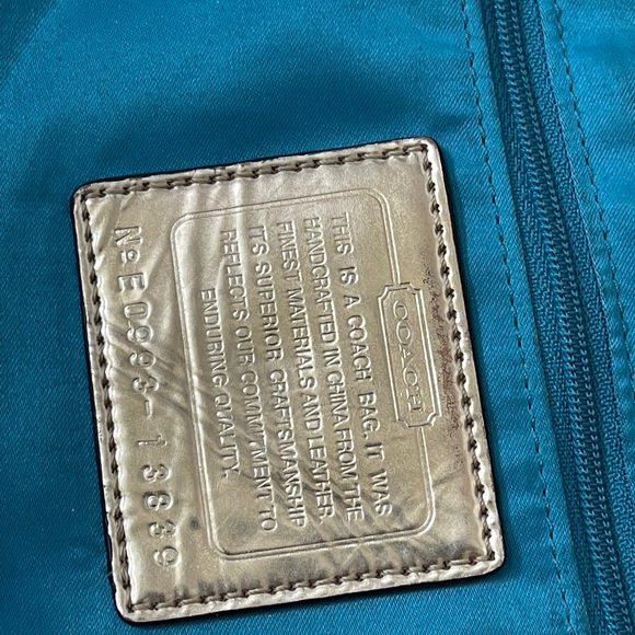 Coach Poppy Shoulder Bag GUC - Picture 5 of 16